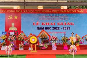 Một số hình ảnh khai giảng năm học 2022-2023