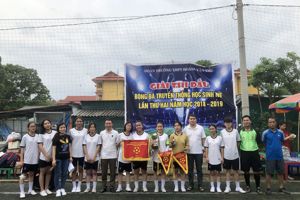 Lễ bế mạc và trao giải "Giải thi đấu bóng đá truyền thống học sinh nữ lần thứ hai năm học 2018-2019"