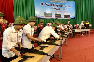 Hội thao Quốc phòng và An ninh Năm học 2018-2019