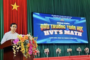 Ngoại khóa Tổ Toán với chủ đề " ĐẤU TRƯỜNG TOÁN HỌC"