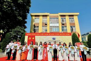 Chi bộ trường THPT Hoàng Văn Thụ tổ chức Lễ kết nạp 12 quần chúng ưu tú vào Đảng Cộng sản Việt Nam, trong đó có 10 đảng viên học sinh.