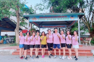 TỔ LÝ HOÁ SINH THAM GIA GIẢI BÓNG CHUYỀN HƠI CÔNG ĐOÀN TRƯỜNG NĂM 2024
