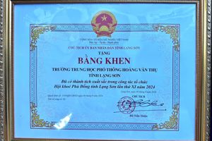 HỘI NGHỊ TỔNG KẾT CÔNG TÁC TỔ CHỨC THI TỐT NGHIỆP THPT NĂM 2024, TUYỂN SINH LỚP 10 NĂM HỌC 2024-2025, Và HỘI KHỎE PHÙ ĐỔNG TỈNH LẠNG SƠN LẦN THỨ XI NĂM 2024
