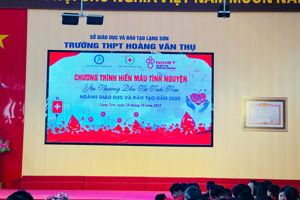 TRƯỜNG THPT HOÀNG VĂN THỤ HƯỞNG ỨNG CHƯƠNG TRÌNH “HIẾN MÁU TÌNH NGUYỆN” NGÀNH GDĐT NĂM 2025