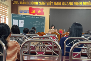KỲ THI CUỐI HỌC KỲ I – DẤU MỐC NỖ LỰC VÀ QUYẾT TÂM  CỦA THẦY TRÒ TRƯỜNG THPT HOÀNG VĂN THỤ