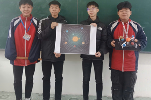 Đổi mới phương pháp dạy học trong môn Vật lý ở tường THPT Hoàng Văn Thụ với tiết học STEM "Mô hình hệ Mặt Trời"