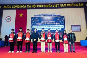 CHÚC MỪNG THÀNH TÍCH HỌC SINH GIỎI 12 CẤP TỈNH CỦA TRƯỜNG THPT HOÀNG VĂN THỤ