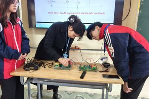 THIẾT BỊ DẠY HỌC – PHÁT HUY HIỆU QUẢ GIỜ HỌC THỰC HÀNH, TRẢI NGHIỆM