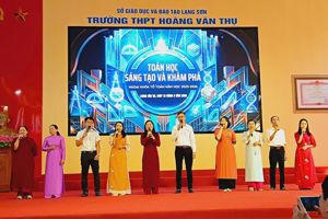 Trường THPT Hoàng Văn Thụ: Dấu ấn sáng tạo từ chương trình ngoại khóa “Toán học – Sáng tạo và Khám phá”