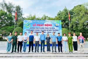 HƯỞNG ỨNG LỄ PHÁT ĐỘNG PHONG TRÀO THI ĐUA “TOÀN DÂN CHUNG TAY BẢO VỆ MÔI TRƯỜNG, VÌ MỘT VIỆT NAM XANH – SẠCH – ĐẸP”